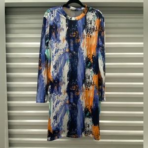 Size 3XL multicolor body on dress Sheincurve